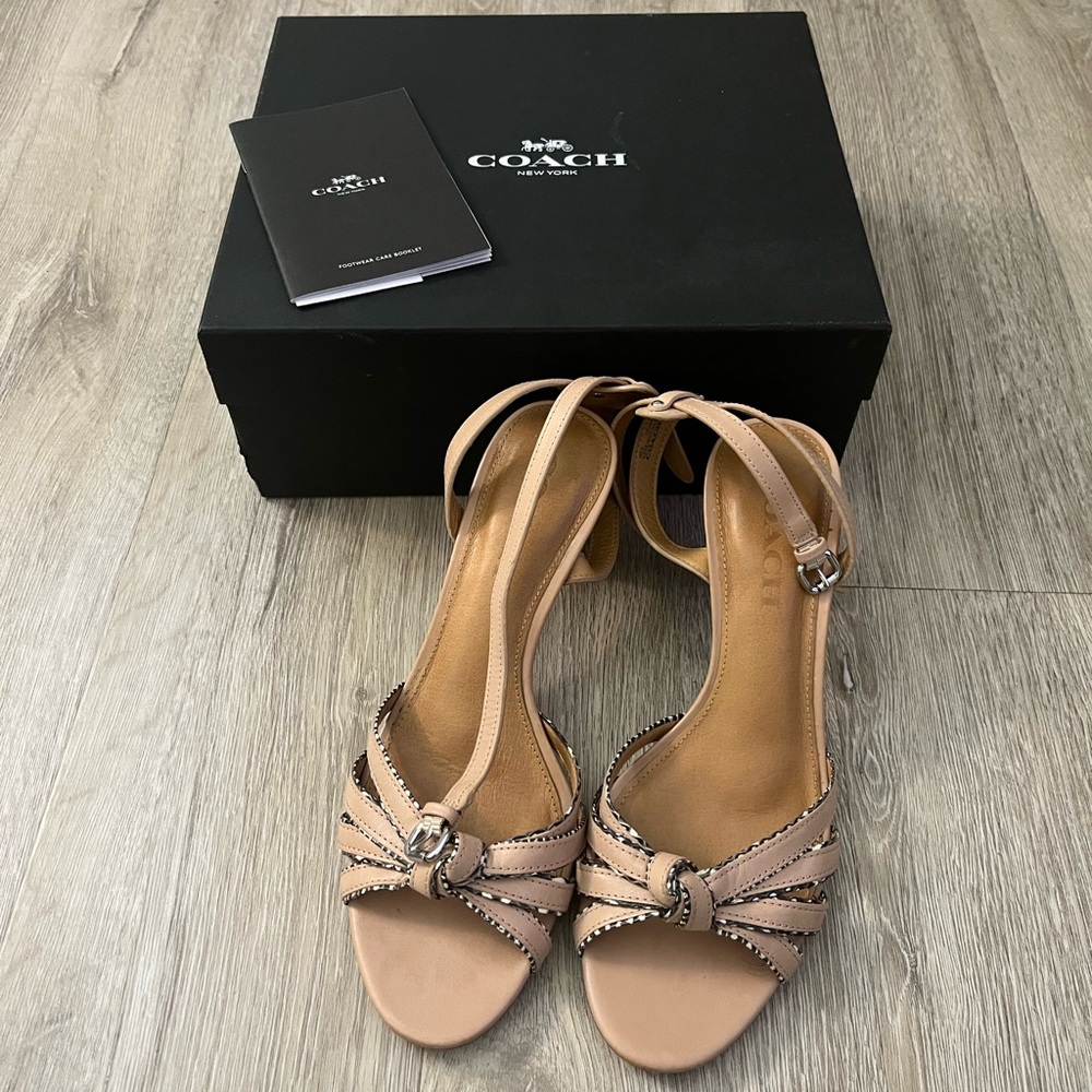 Coach Leather Sandals
